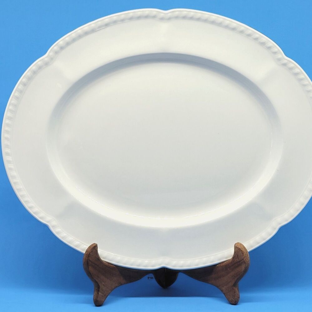 Johnson Brothers Old English White Oval Platter 14" Discontinued